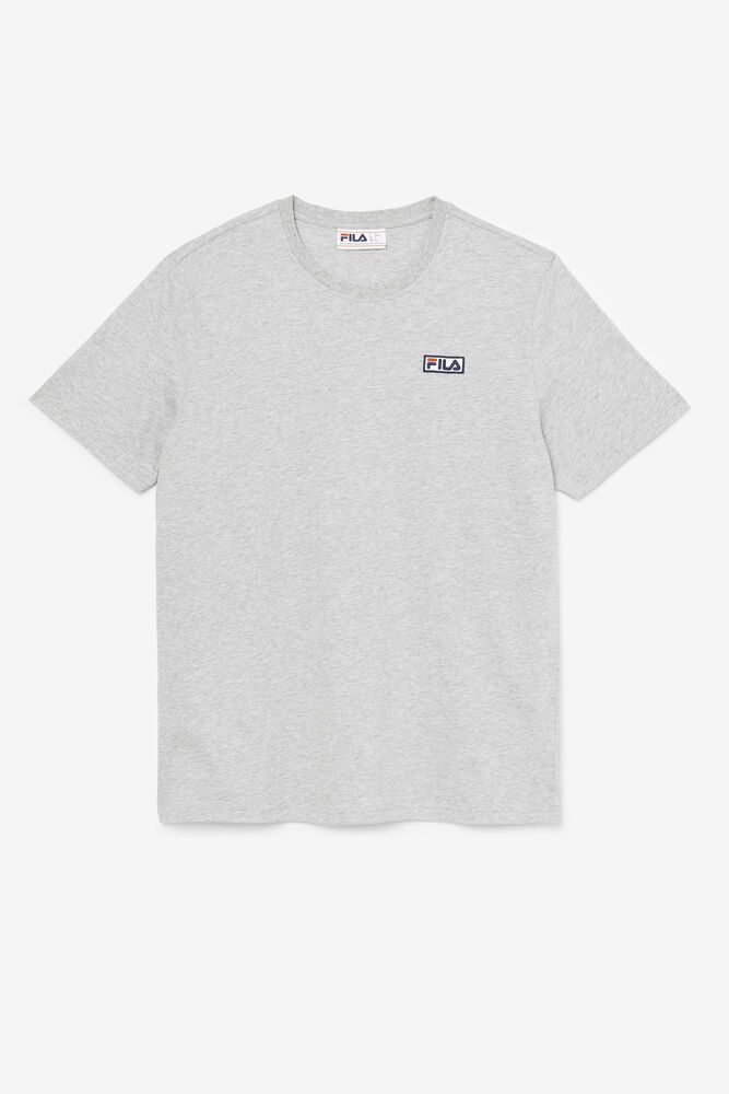 Fila T-Shirt Skylar Mens Grey - India TOA-896074